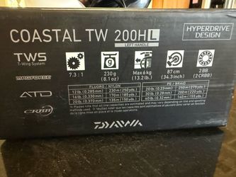Daiwa Coastal TW 200HL Baitcasting Reel