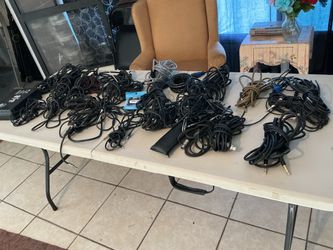 Mics guitar speakers cables 5 each