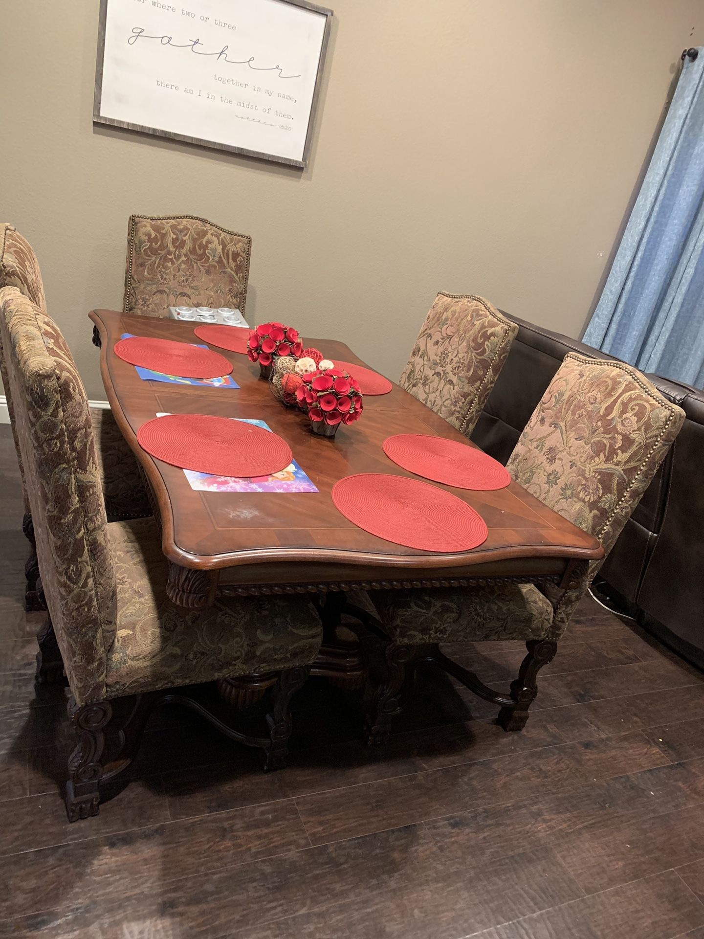 Dining set with 5 chairs