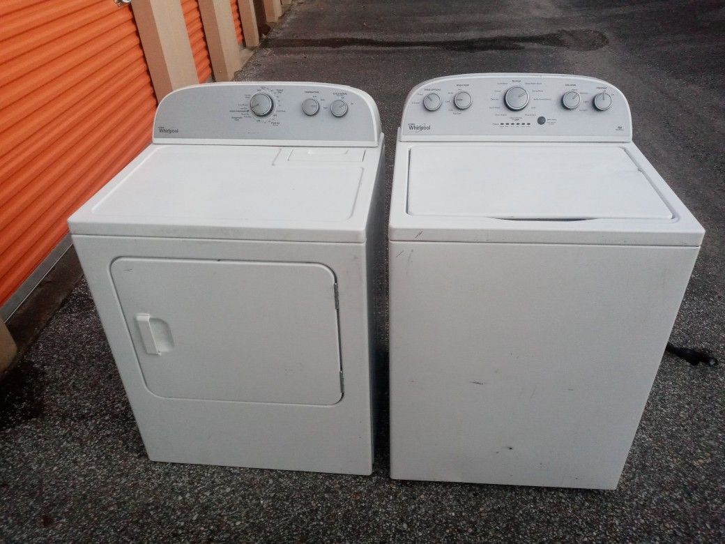 Whirlpool Washer And Dryer