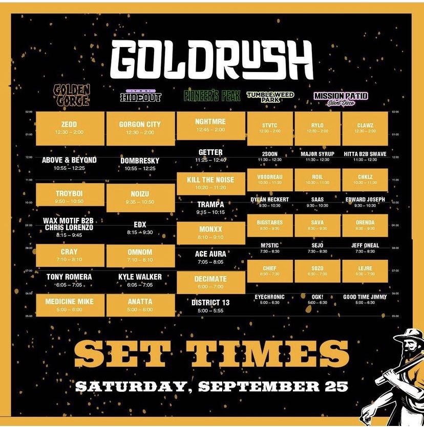 Goldrush Saturday Ticket