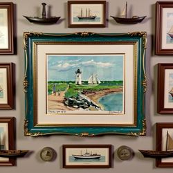 Martha’s Vineyard Edgartown Lighthouse Numbered & Signed? Robert Kennedy Signs And Numbered /MAKE AN OFFER!!!