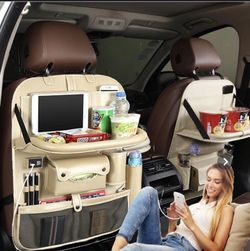 PERFECT CHRISTMAS GIFT NEW (NEVER USED) BACK SEAT CAR ORGANIZER TO KEEP YOUR CAR NO LONGER MESSY