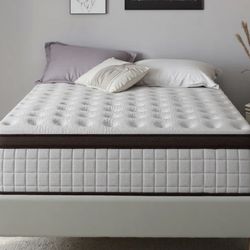 New 12 in queen mattress Medium Bamboo Cooling Memory Gel Foam Mattress With Charcoal