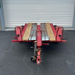 3 Rail Dirt Bike/ ATV/ Lawnmower Trailer