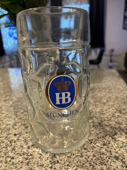 Hofbräuhaus München Glass Beer Stein