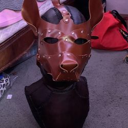 Leather Pup Mask 