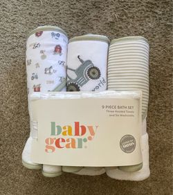 Baby bath towel set
