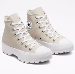 Convers Women’s  Beige High Top  Sneakers.