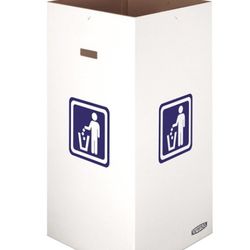10 Bankers Box 50 Gallon Corrugated Cardboard Waste & Recycling Containers