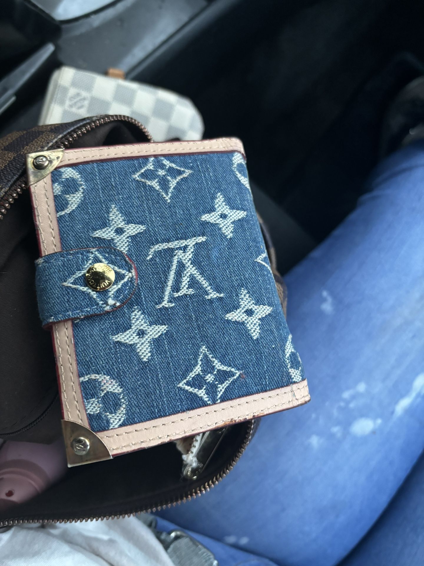 LOUIS VUITTON DENIM MONOGRAM WALLET