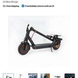 New Electric Scooter 20mph With Bag & Charger