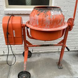 3-1/2 Cubic Ft. Cement Mixer Pick Up Only