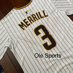 Padres Jersey Merrill