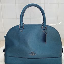 Genuine Leather Coach Women Handbag Purse 