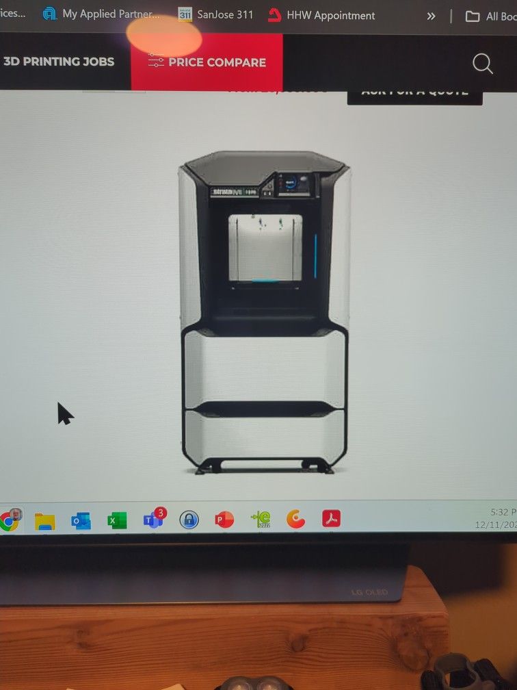 Stratasys 3D Printer (Professional Grade F270)