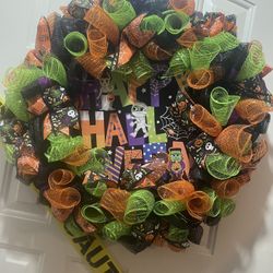 Large Halloween Wreath