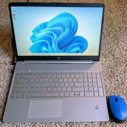 15.6” HP Ultra Thin SSD Laptop / Activated Windows 11 + MS Office 