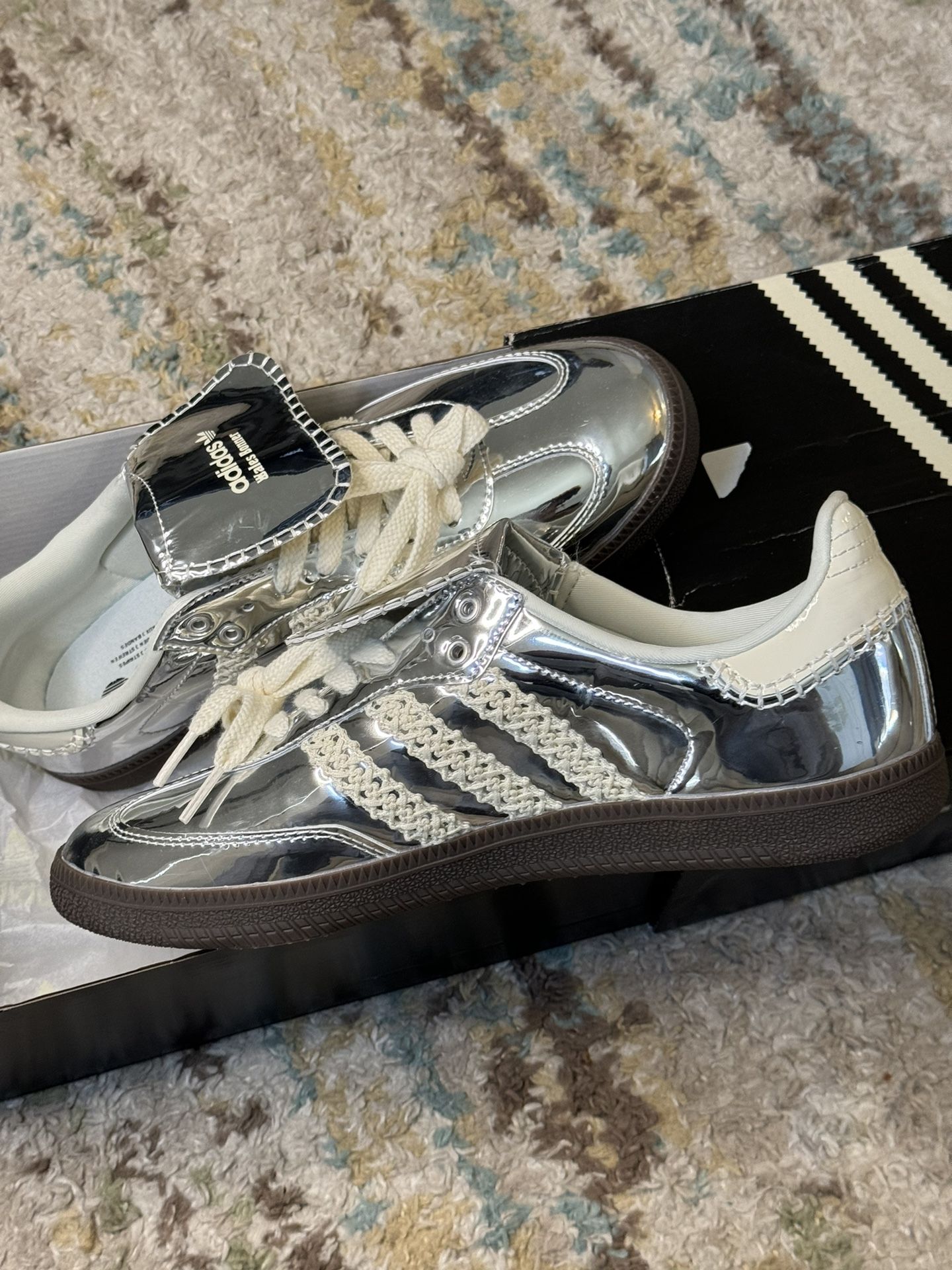adidas samba wales bonner silver