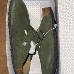 Birkenstock Boston Mountain Green