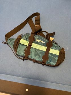 Authentic Supreme FW19 Waist Bag Dark Teal Fanny Pack