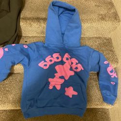 Spider Hoodie ‘Blue Beluga’