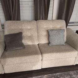 Cream Sofa Set