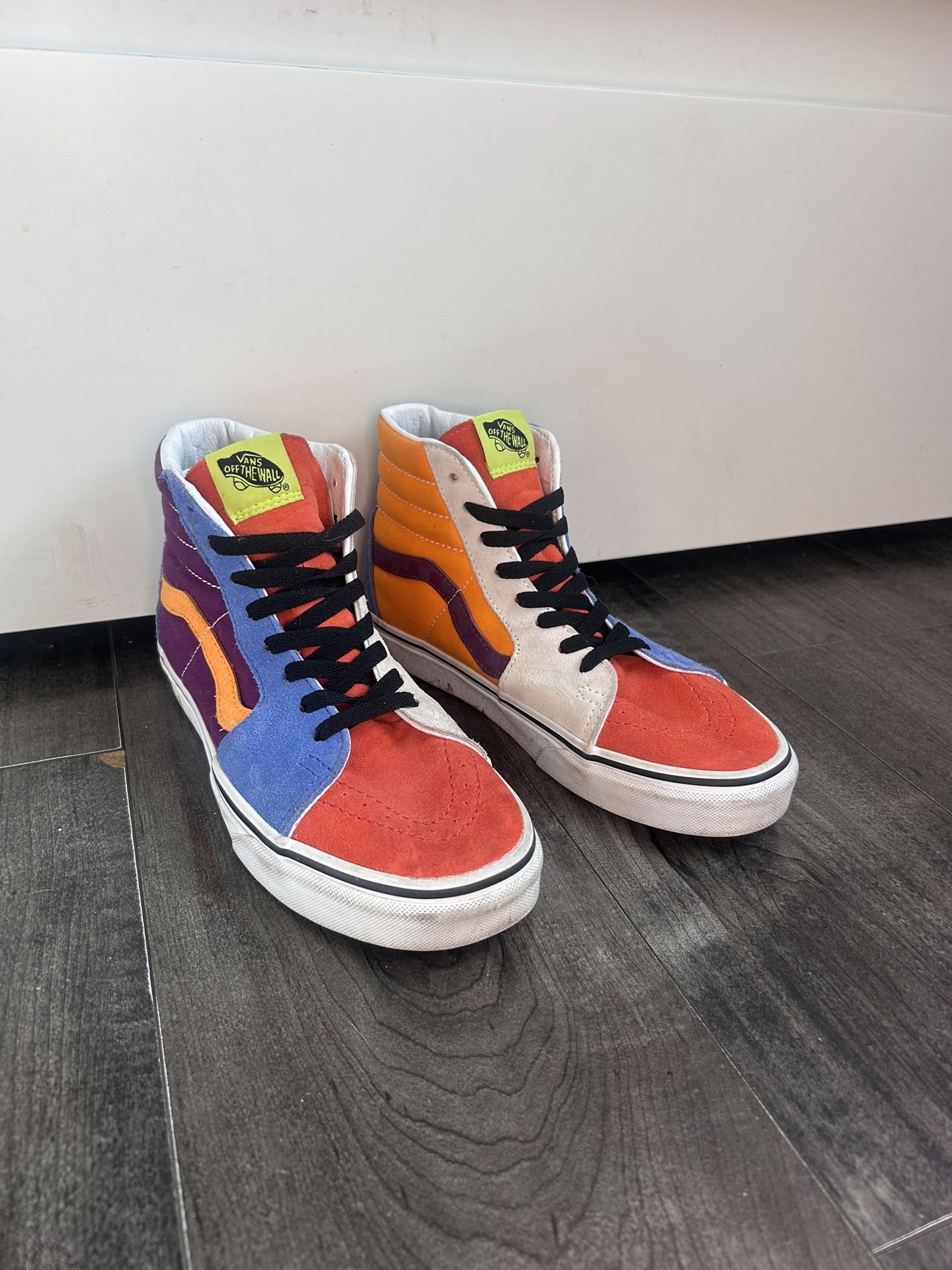 High Top Old School Vans W8.5