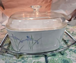 Vintage Corning ware Shadow Iris