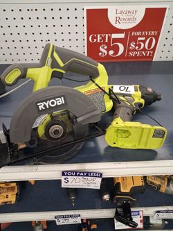 Ryobi Circular Saw and Drill Set