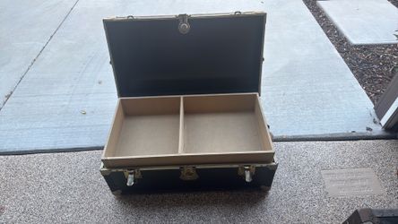Classic vintage Army foot lockers