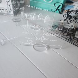 4 Acrylic Signs For Wedding Or Quince