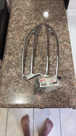 Yamaha V Star Billet Rear Fender Grill Trim Rack