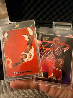 Michael Jordan Basketball Cards Lot of 2