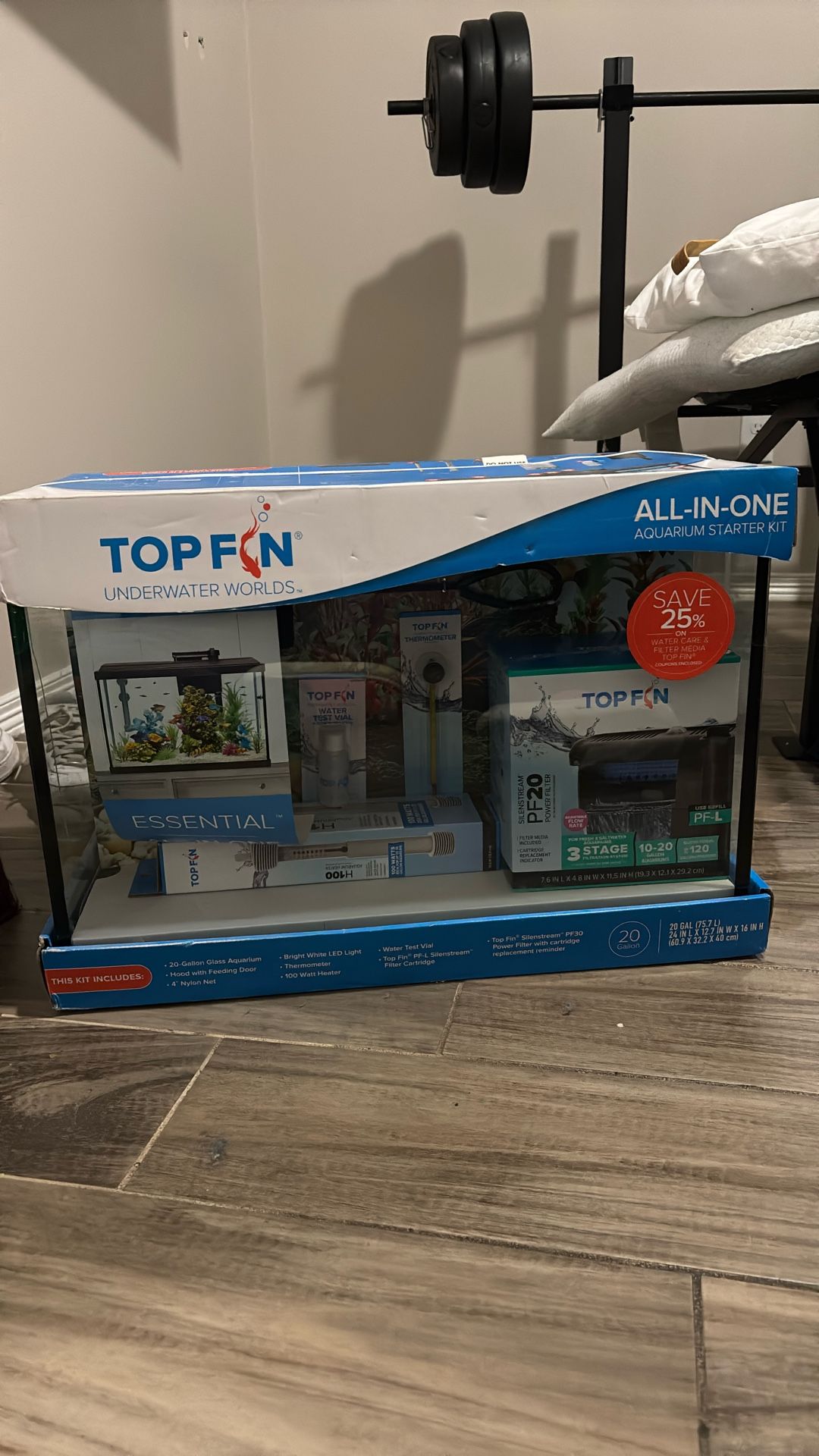 New In Box 20 Gallons Aquarium Pick Up Donna