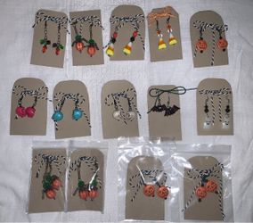 Handmade Halloween earrings