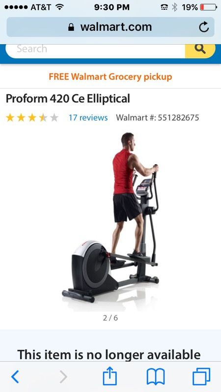 Proform 420 ce elliptical hot sale