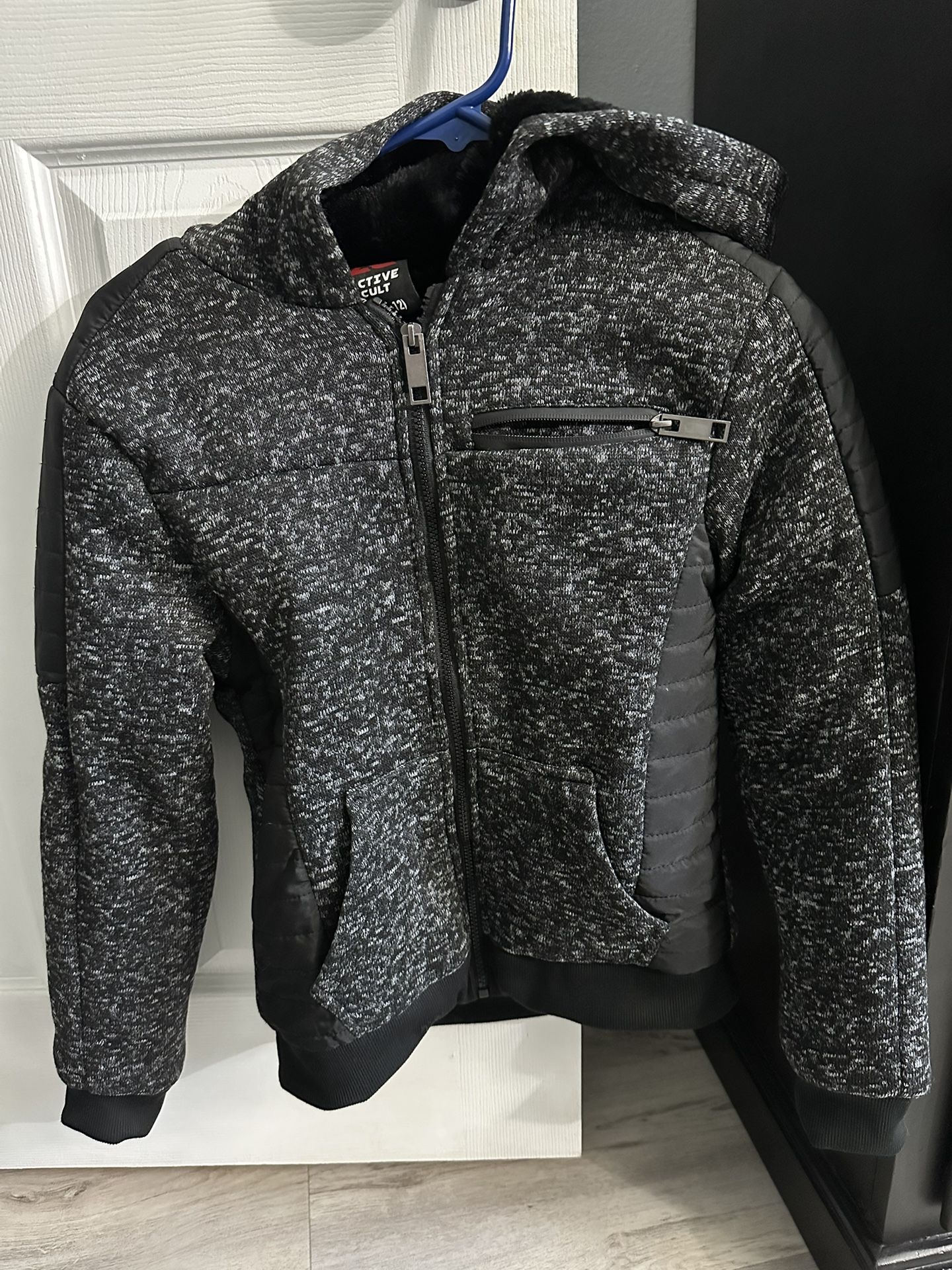 Boy's Fleece Lined Hoodie Jacket