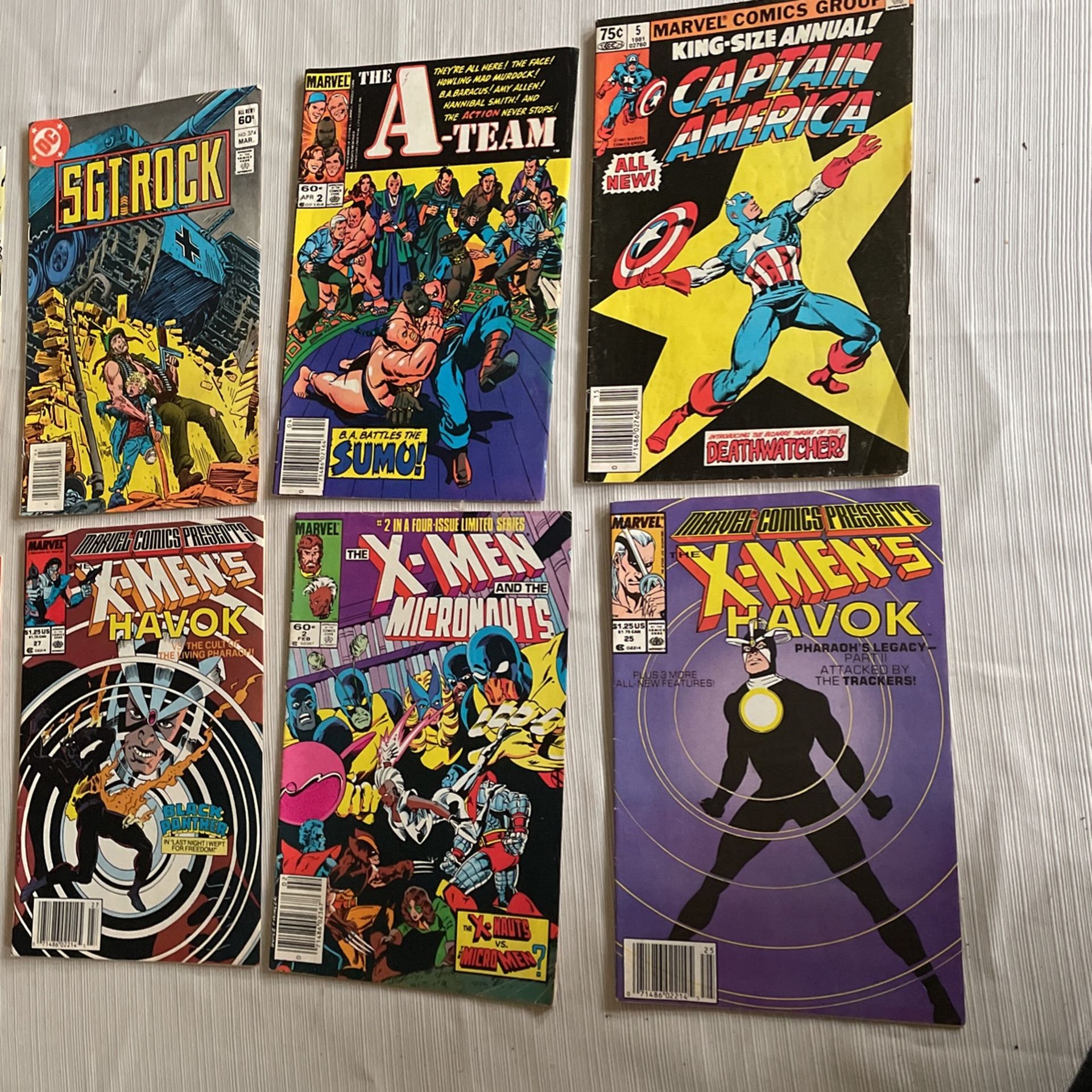 Various Old Comic Books, 8 Total Comics
