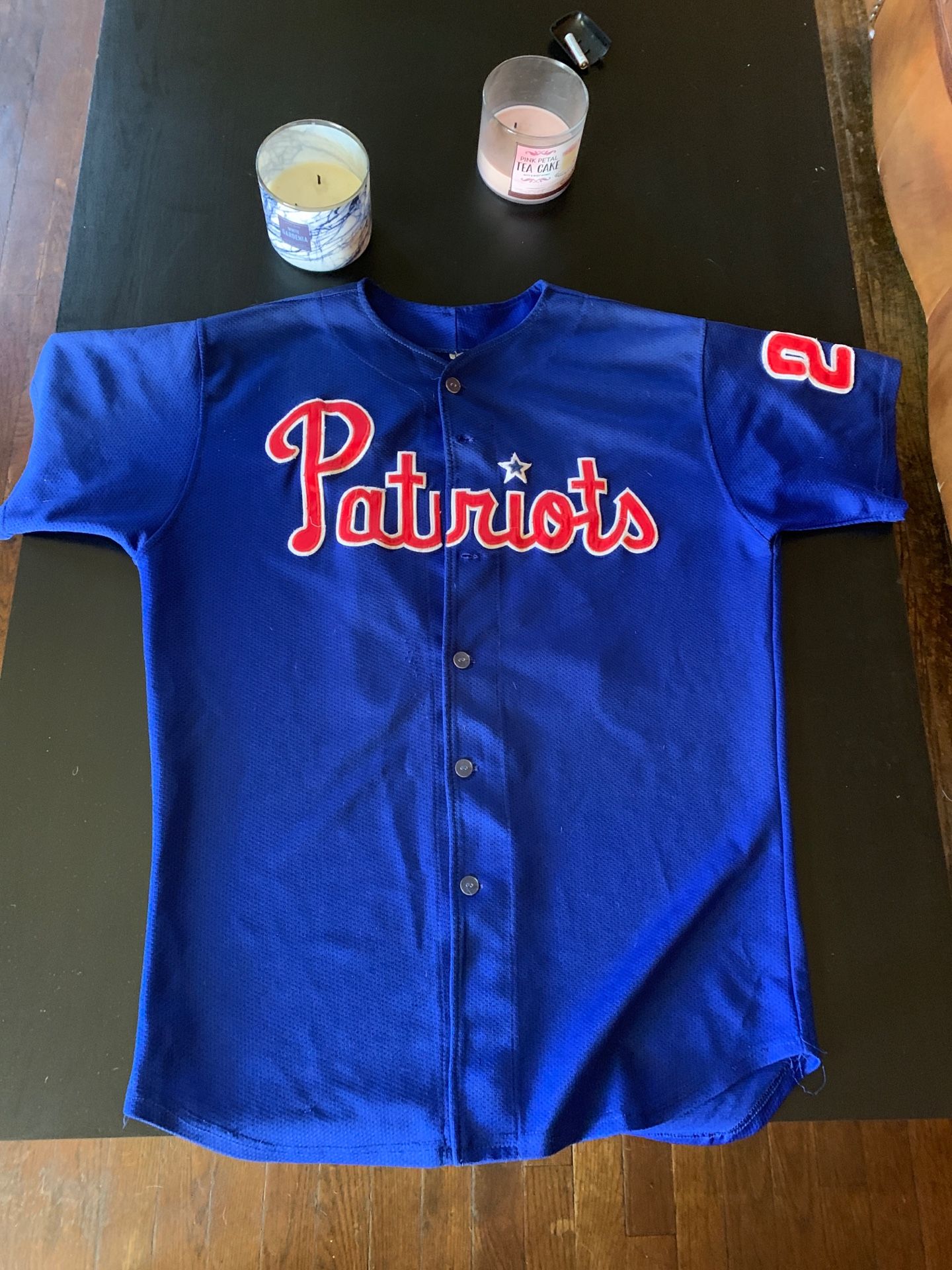 Vintage patriots baseball jersey