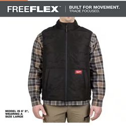 Milwaukee Men's Black FREEFLEX Lightweight Insulated Vest