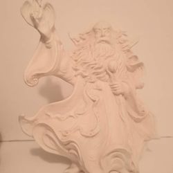 Vintage Ready To Paint Mystical Ceramic Figure