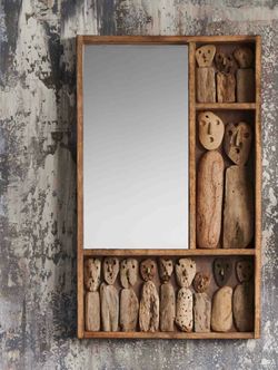 Wood miror