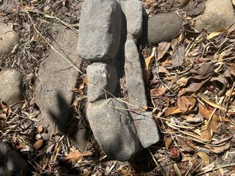 Landscaping, natural stone rocks