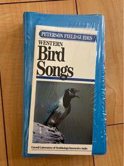 Western Bird Songs Peterson Field Guides - Three Cassette Tapes  New