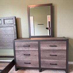Bed Frame and Dresser