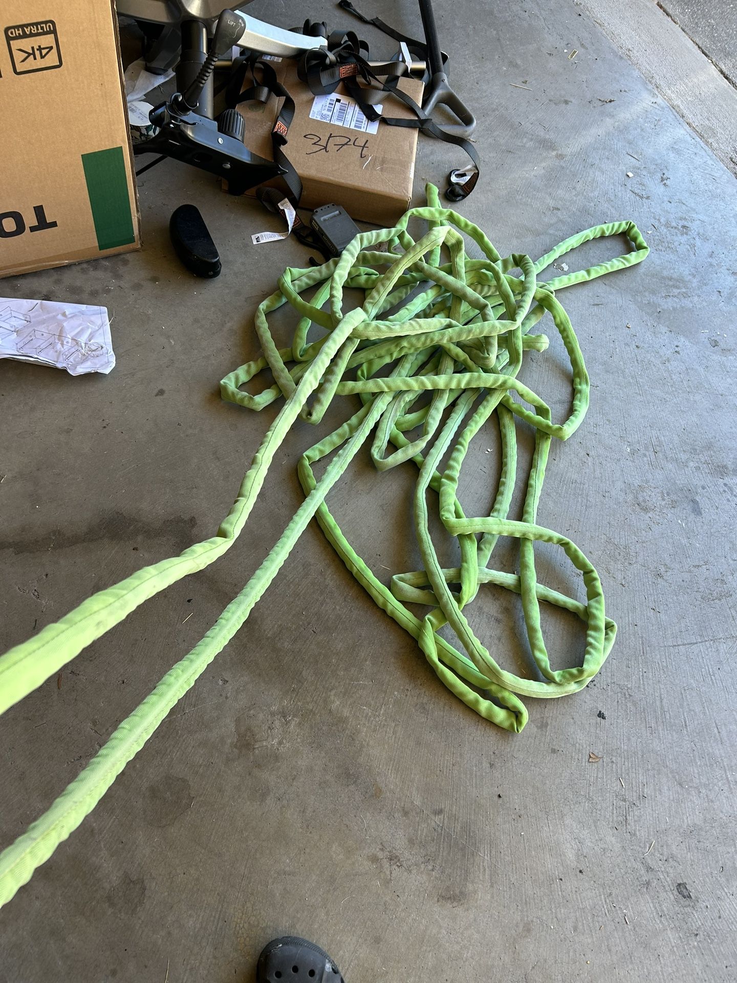 Teknor Apex 3/4 in x 100 ft Contractor Duty Kink Free Woven Green Coiled Hose