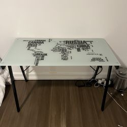 Glass Desk