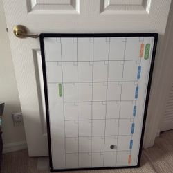 Magnetic Large Erasable Calendar 