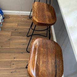 3 Wooden High Chairs